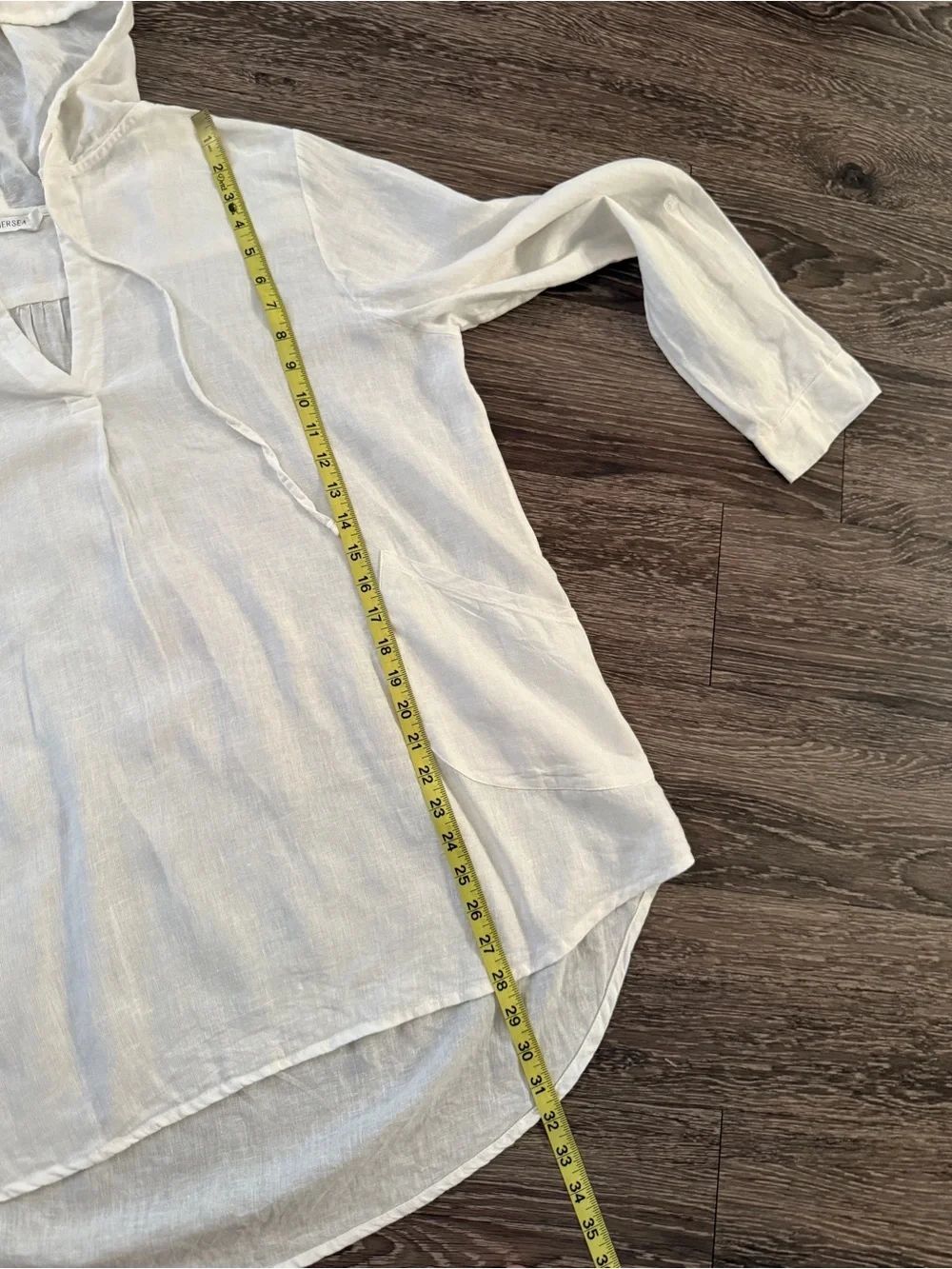Mersea Hermosa Linen Hoodie Tunic - Picture 4 of 6